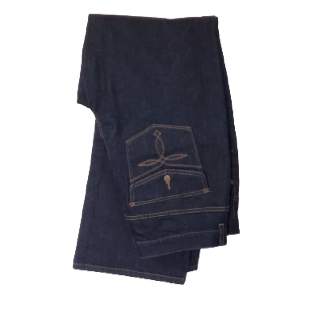 Ralph Lauren Indigo Dark Blue Jeans LRL Nolita, Women's 16 Classic Boot Cut NWT